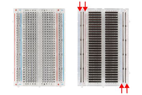 whats inside a breadboard